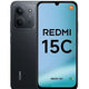 Móvil - Xiaomi Redmi 15C, Negro medianoche, 128GB, 4GB RAM, 6.9" HD+, MediaTek Helio G81-Ultra, 6000 mAh