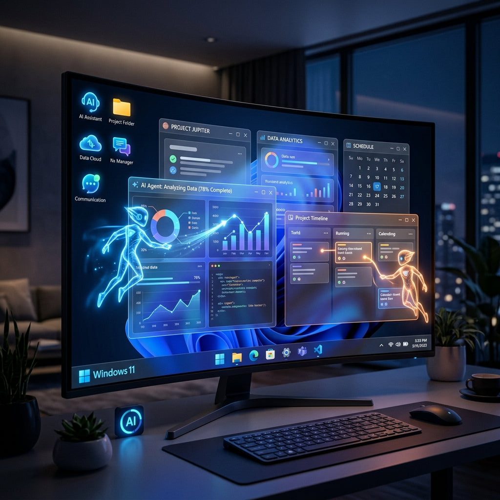 IA en Windows 11: Cómo los 'AI Agents' cambiarán tu forma de trabajar