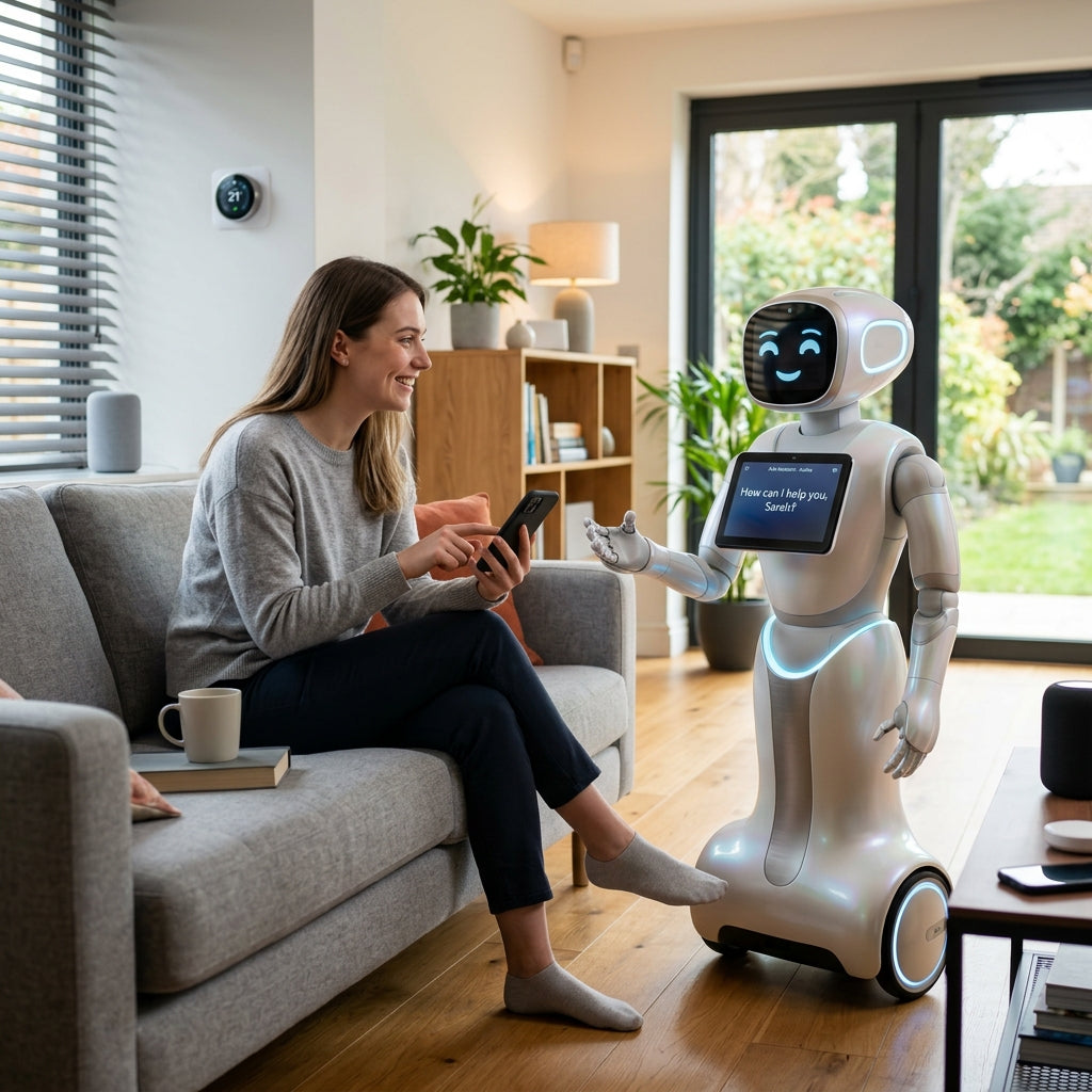 Robots Asistentes: La IA abandona la pantalla y camina por tu casa
