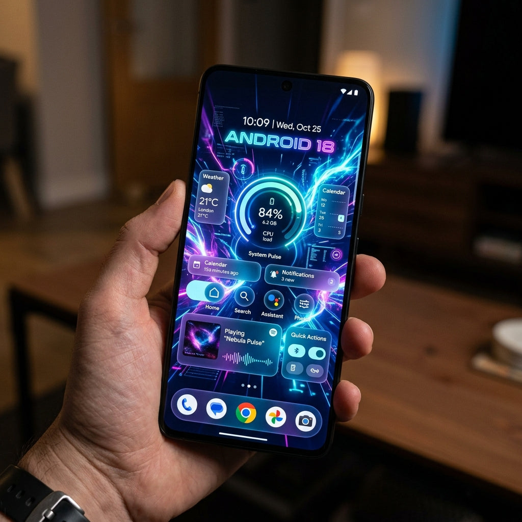 Android 18: La inteligencia artificial transforma la interfaz de usuario