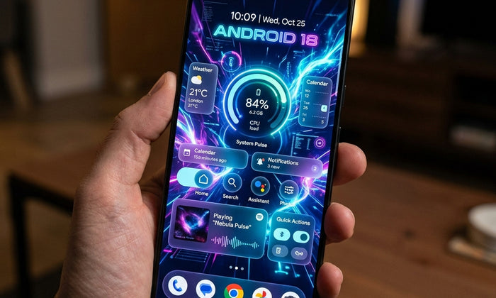 Android 18: La inteligencia artificial transforma la interfaz de usuario