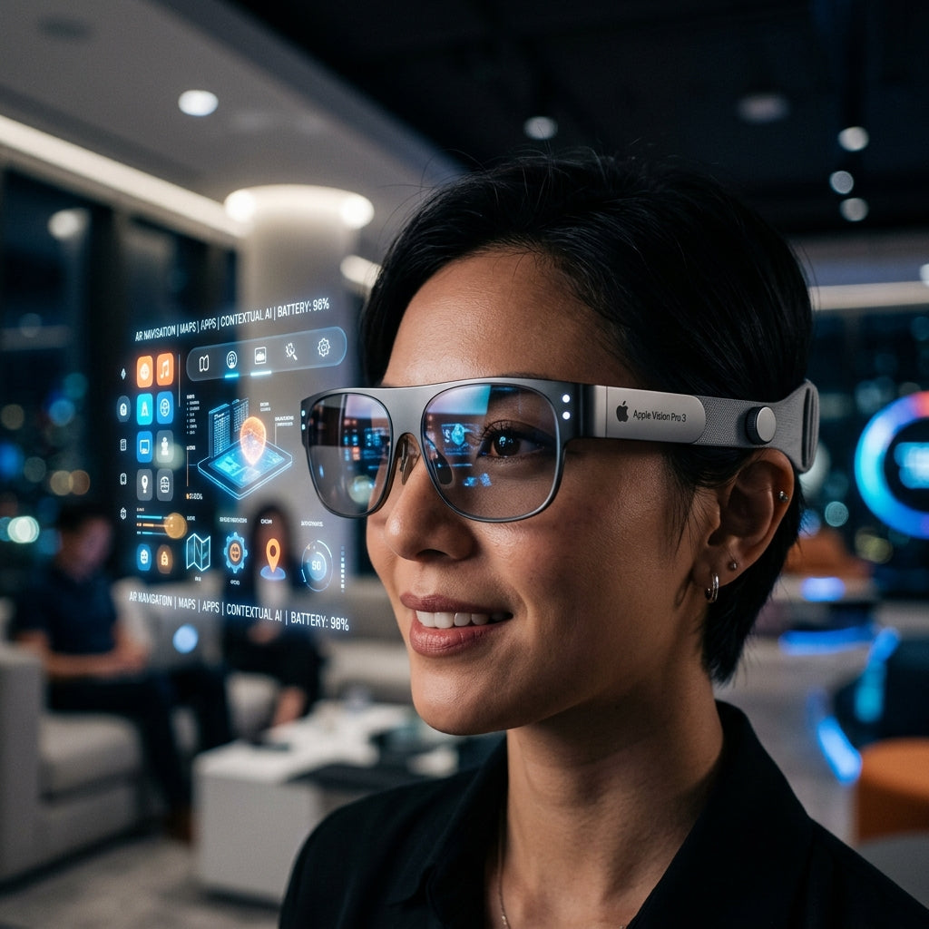Apple Vision Pro 3: La computación espacial se vuelve ultraligera