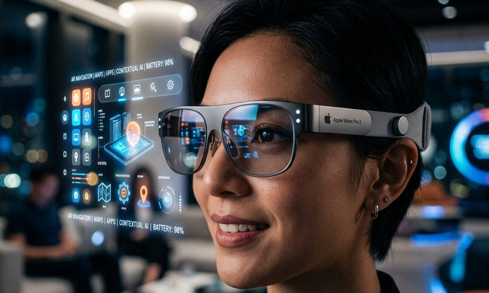 Apple Vision Pro 3: La computación espacial se vuelve ultraligera