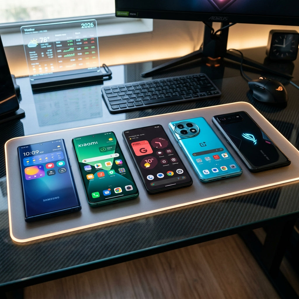 Los 10 Mejores Móviles Android de 2026: El Dominio de la Diversidad y la Potencia