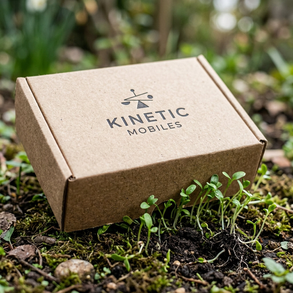 Eco-Packaging en Kinetic Mobiles: Nuestro compromiso con el residuo cero