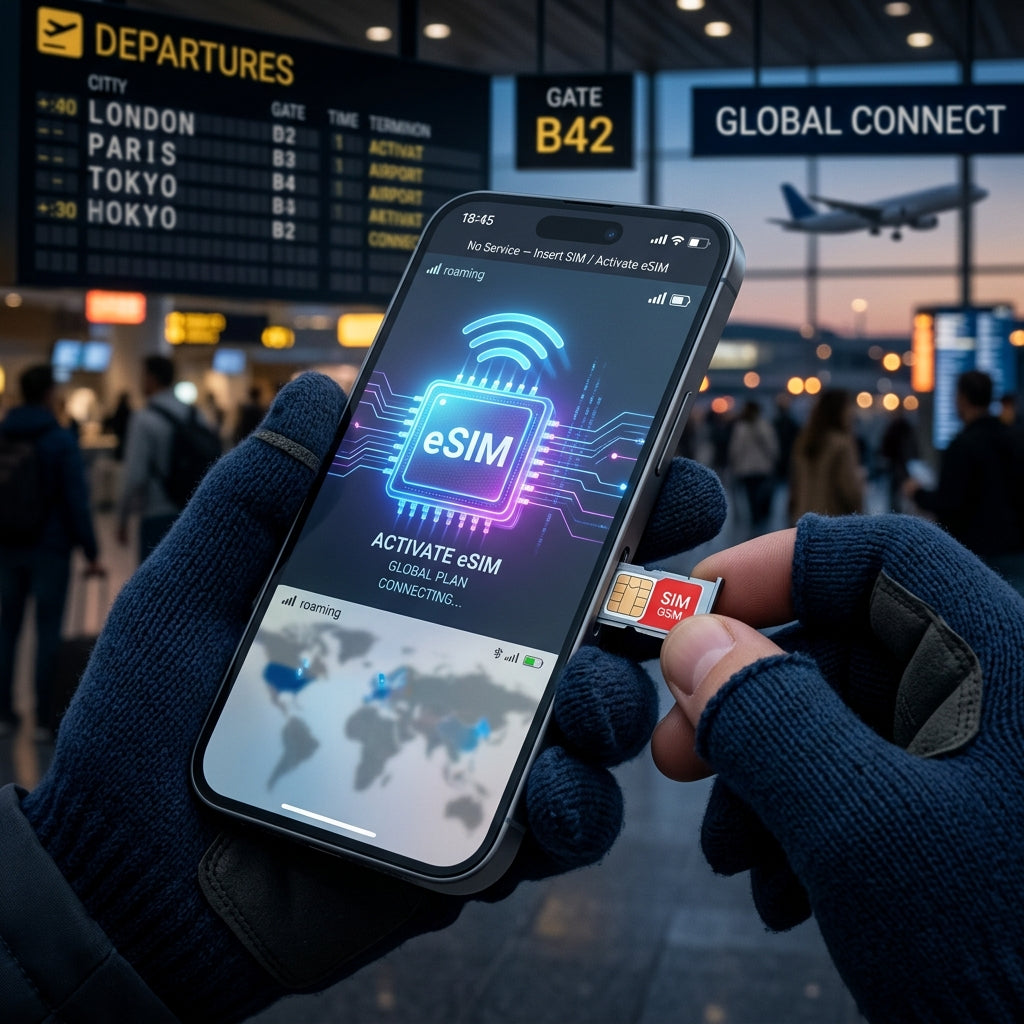 eSIM vs Tarjeta SIM física: ¿Cuál elegir para viajar seguro en 2026?