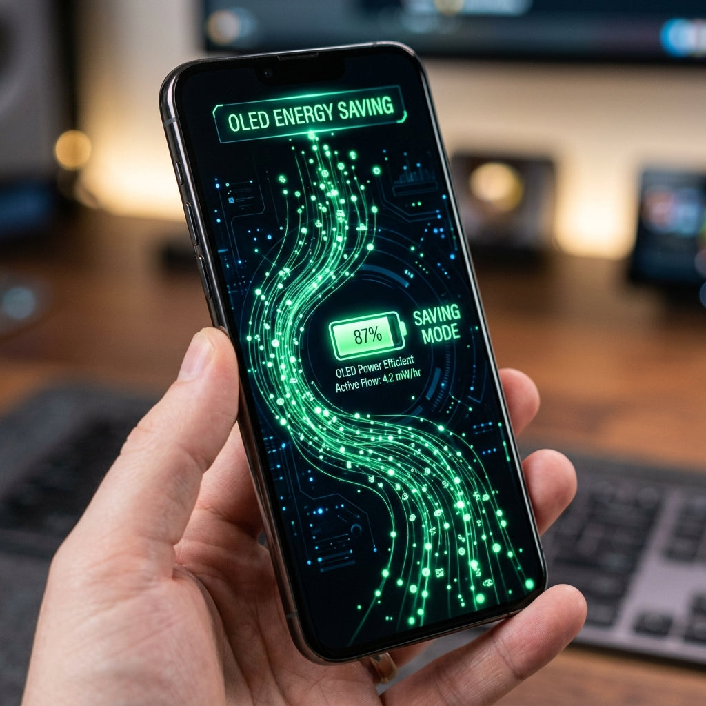 Móviles con pantallas OLED de bajo consumo en 2026: ¿Duran más?