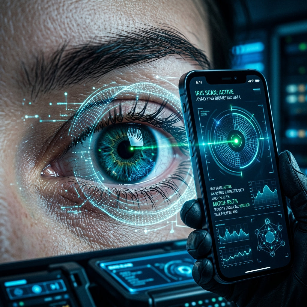 Biometr&iacute;a del Futuro: Del Escaneo de Iris al Desbloqueo Neural