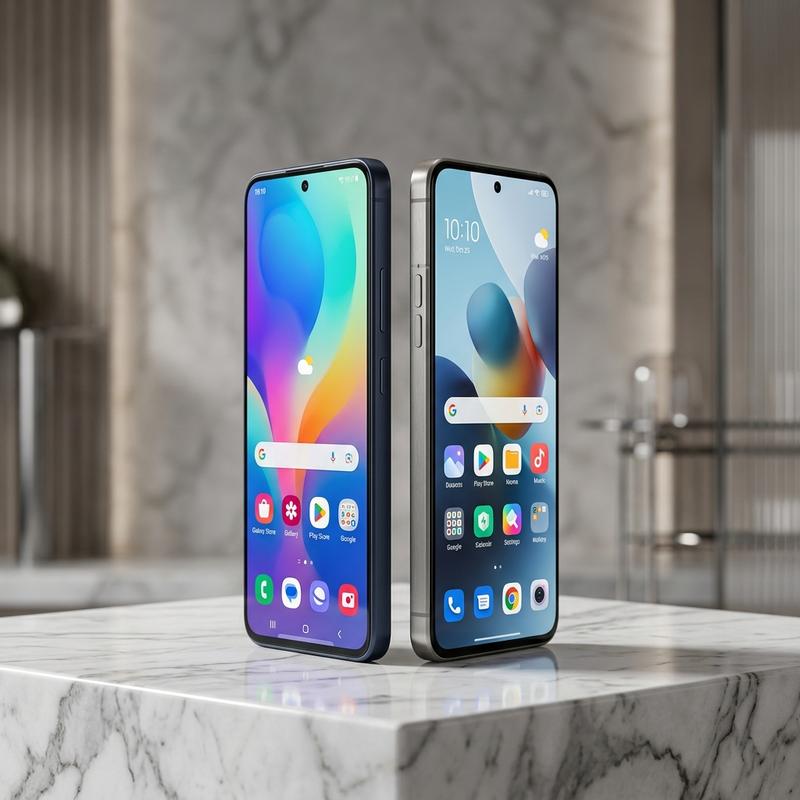 Samsung Galaxy A57 5G (383€) vs Xiaomi Redmi Note 17 Pro Max 5G (419€): Chip Exynos 4nm vs Snapdragon Flagship en 2026
