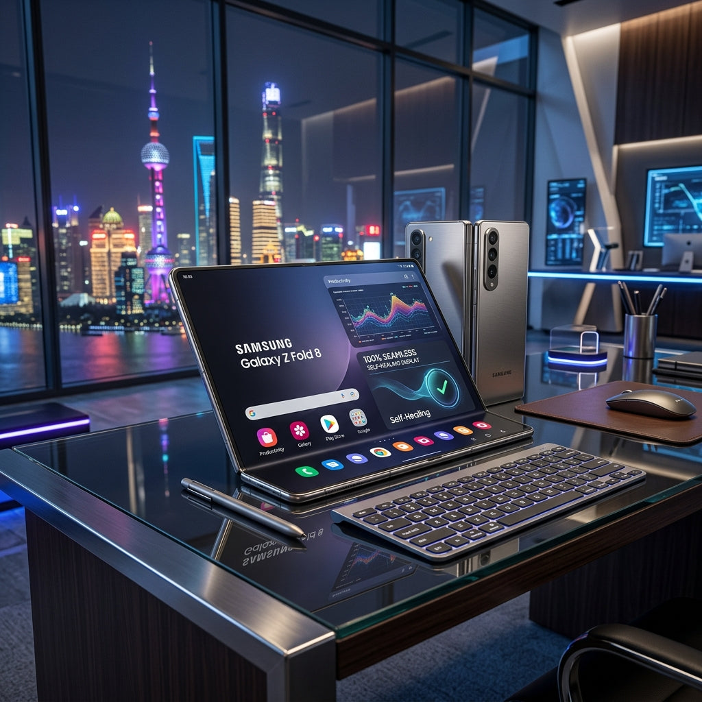 Samsung Galaxy Z Fold 8: El primer smartphone plegable con pantalla auto-reparable
