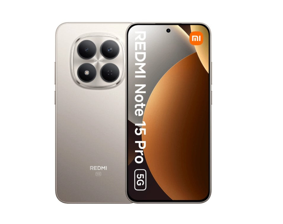 Xiaomi Redmi Note 15 Pro 5G, Negro, 256 GB, 8 GB RAM, 6.83" CrystalRes AMOLED, MediaTek Dimensity 7400-Ultra, 6580 mAh