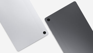 Diseño de la Samsung Galaxy Tab A11+ en color plata