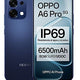 OPPO A6 Pro 5G, Stellar Black, 256GB, 8GB RAM, 6.57" AMOLED, Mediatek Dimensity 6300 (6nm), 6.500mAh, IP69, Pantalla AMOLED 120 Hz