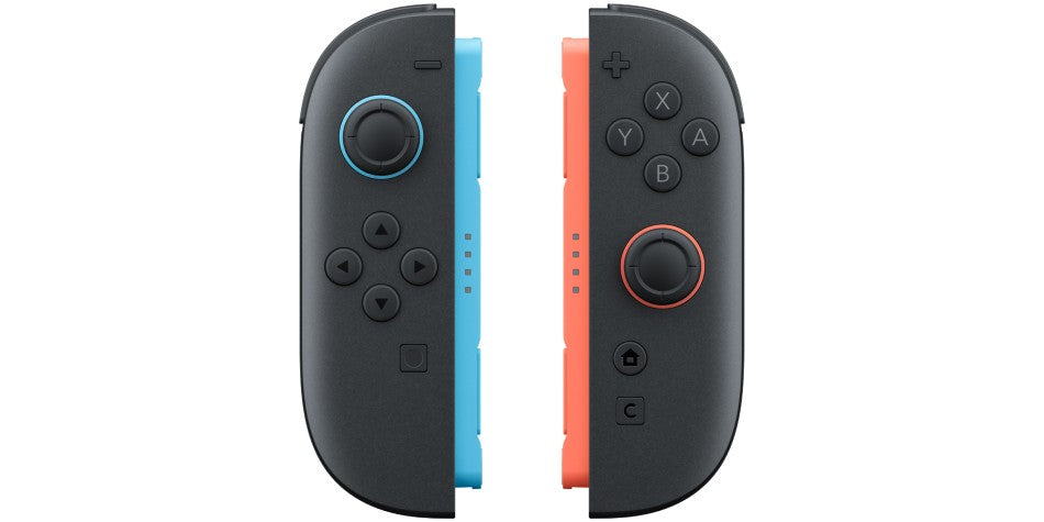 Mandos Joy-Con 2 oficiales azul y rojo